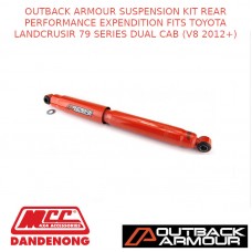 OUTBACK ARMOUR SUSPENSION  KIT REAR EXPD FITS TOYOTA LC 79S DUAL CAB (V8 2012+)